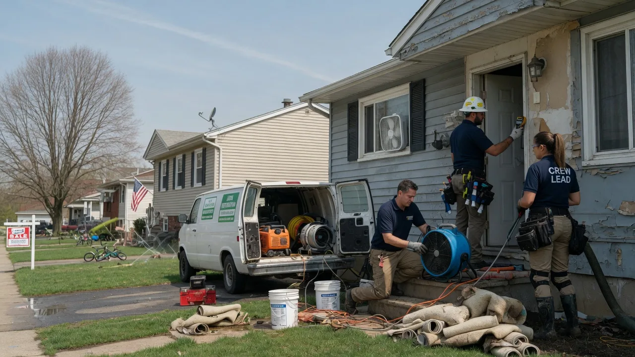 Flood Cleanup in Overland Park, KS near me